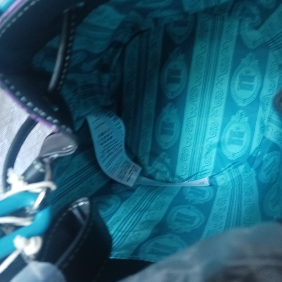 Disney Parks × Loungefly The Haunted Mansion Wallpaper Drawstring Purse GITD - Picture 8 of 11